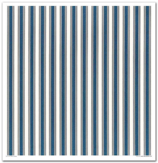 Zestaw papierów do scrapbookingu 30x30 - Retro stripes paski stare zdjęcia