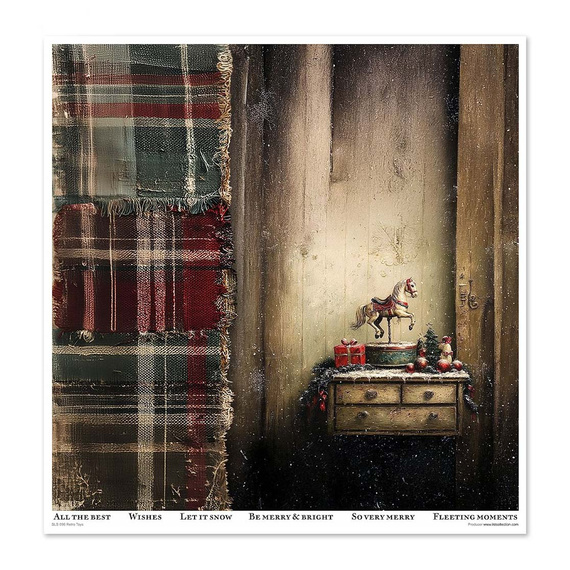 Zestaw papierów do scrapbookingu 30x30 - Retro Toys - Itd Collection