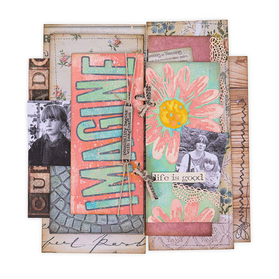 Wykrojnik Sizzix Thinlits - Blossom by Tim Holtz kwiat