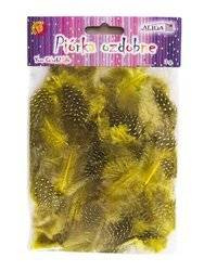 Piórka nakrapiane żółte 3g