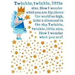 Szablon 15x20 gwiezdna wróżka - Stamperia