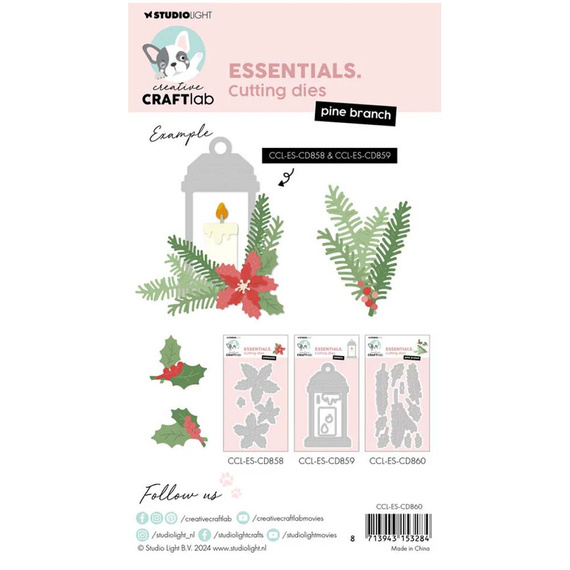 Wykrojnik - StudioLight - Pine branch gałązki sosny