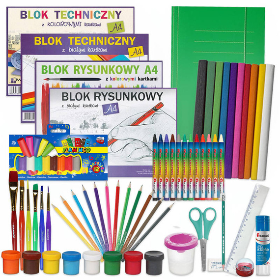 Wyprawka szkolna - zestaw XXL 18 elementów