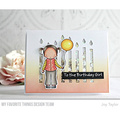Stempel - My Favorite Things - Birthday Cutie dziewczynka z balonem