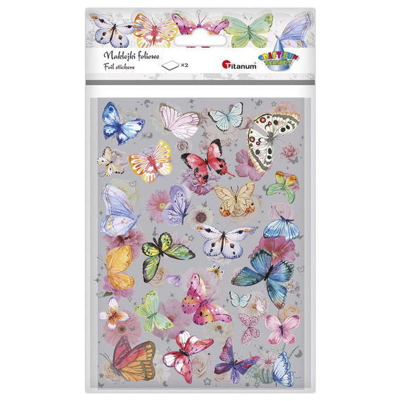 Naklejki foliowe - Kolorowe motylki