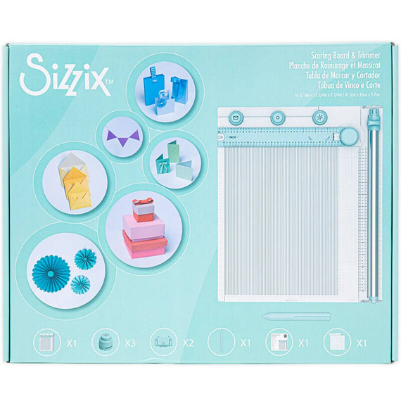 Tablica do bigowania z trymerem - Scoring Board & Trimmer Sizzix