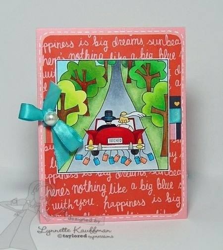 Stempel - Taylored Expressions - Lifetime of Love Para Młoda w samochodzie