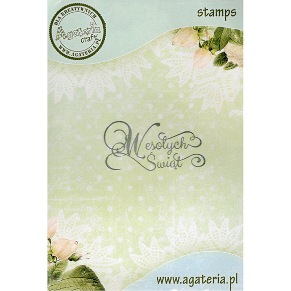 Stempel - Wesołych Świąt 13 - Agateria