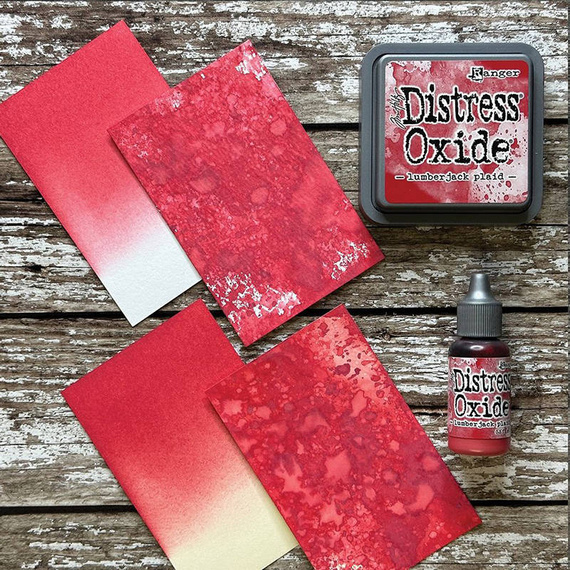 Tusz Distress Oxide - Tim Holtz - Lumberjack Plaid - Ranger Ink