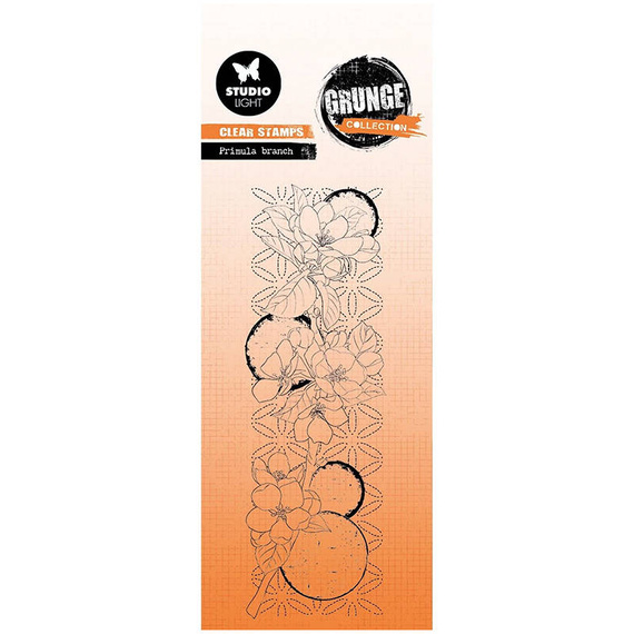Stempel przezroczysty - StudioLight - Primula branch kwiaty prymulka