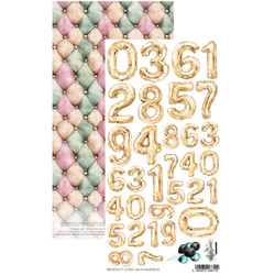 Papier do scrapbookingu 15x30 -  Alchemy of Art - Dreamy Dreams Numbers