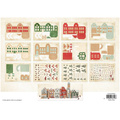 Zestaw papierów z elementami do stworzenia wioski świątecznej Village Christmas DIY - Studio Light