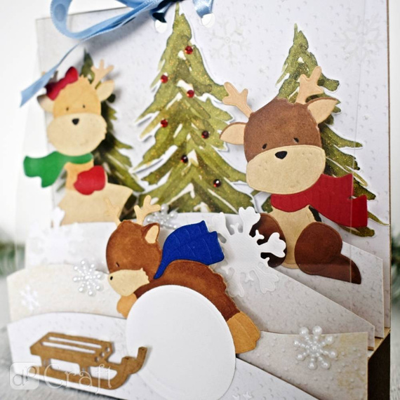 Wykrojnik - DPCraft - Zabawne renifery