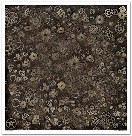 Zestaw papierów do scrapbookingu 30x30 - Steampunk