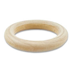 Kółko drewniane śr. 48mm naturalne jasne - 1szt