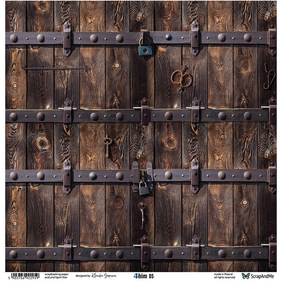 Papier do scrapbookingu 30x30 - ScrapAndMe - 4 him 05/06