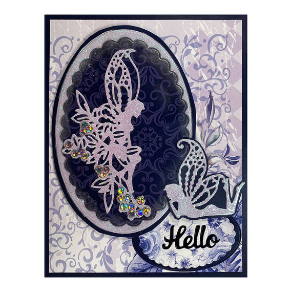 Wykrojnik do papieru - Hot Off The Press - Two Fairies wróżki