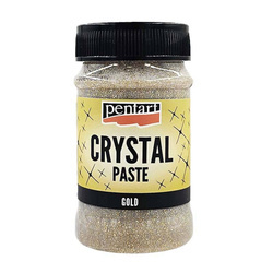 Pasta crystal brokatowa złota 100ml - Pentart