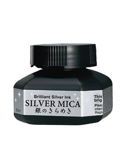 Tusz do kaligrafii Mica Ink 60ml - srebrny