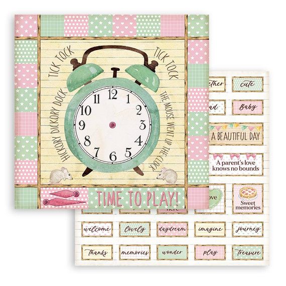 Zestaw papierów do scrapbookingu 30x30 - Stamperia - Daydream