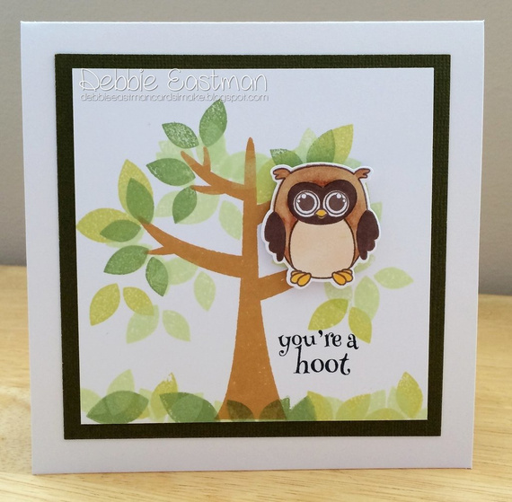 Wykrojnik - Whimsy Stamps - Owl Outlines - sowy kontury