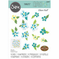Wykrojnik Sizzix Thinlits - Painterly Blooms & Background kwiaty