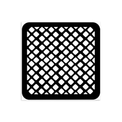 Szablon mix media 3D 12x12cm - Candy Christmas - waflowy wzorek - Stamperia