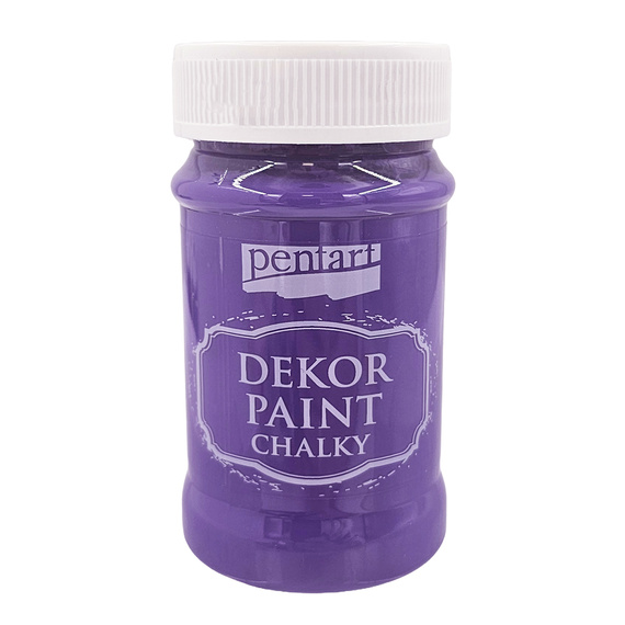 Farba kredowa Dekor Paint bakłażan/eggplant 100ml - Pentart