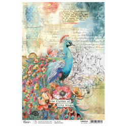 Papier ryżowy do decoupage A4 - Ciao Bella - Majestic Dream Be yourself - paw