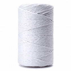 Sznurek bawełniany optyczna biel do makramy 3mm - 100mb