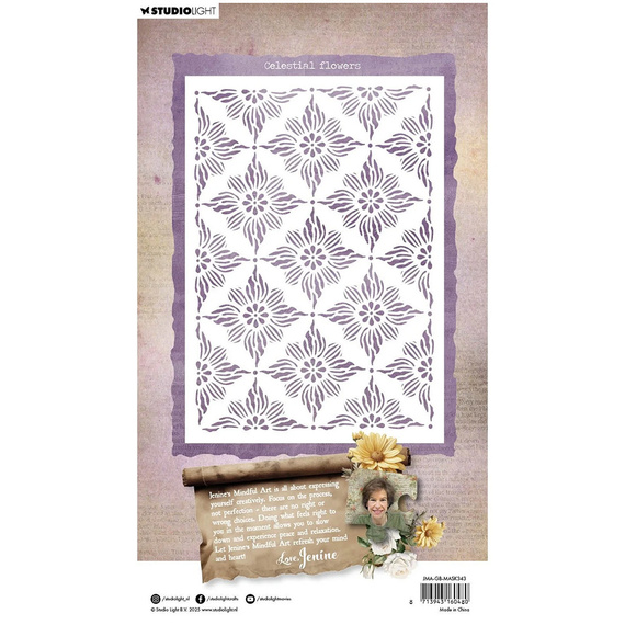 Maska mix media - StudioLight - Celestial flowers