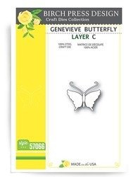 Wykrojnik - Birch Press Design - Genevieve Butterfly C