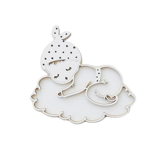 Tekturka - Uroczo i słodko - Dziecko na chmurce - Kreatywna Pracownia