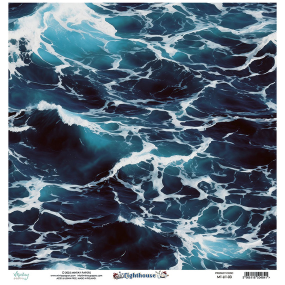 Papier do scrapbookingu 30x30 - Mintay - Lighthouse 03