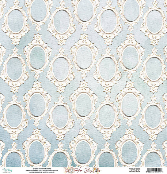 Papier do scrapbookingu 30x30 - Mintay - Her Story 04
