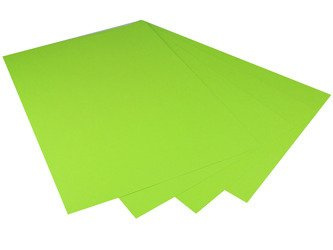 Karton kolorowy A4 170g - jasnozielony 50