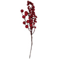 Gałązka świąteczna z czerwonymi jagodami - 1szt