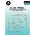 Stempel przezroczysty - StudioLight - Square ramka kwiatowa