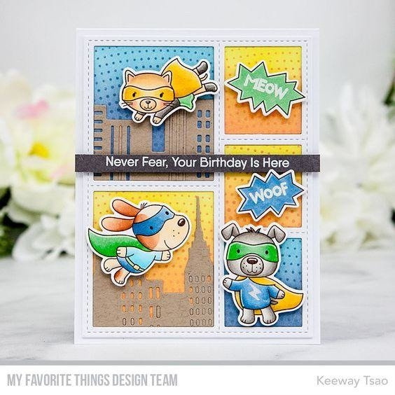 Stempel - My Favorite Things - Super Cat kotki superbohaterowie