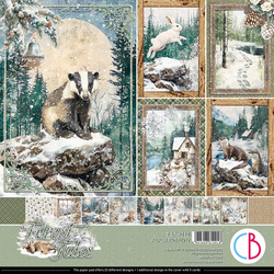 Zestaw papierów do scrapbookingu 30x30cm - Paper Pad - Ciao Bella - Forest Tales