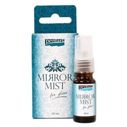 Farba dająca efekt lustra Mirror Mist spray 9ml do szkła - Pentart