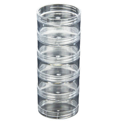 Zestaw 5 zakręcanych pojemniczków 50mm