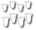 Wykrojnik - Memory Box - Tulip Tops - tulipany główki