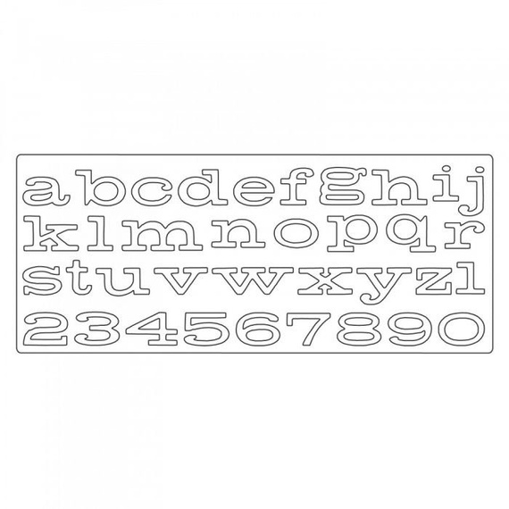 Wykrojnik Sizzix Bigz XL - Alphabet Storybook - alfabet