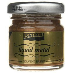 Liquid metal bronze - Pentart - płynny metal brąz