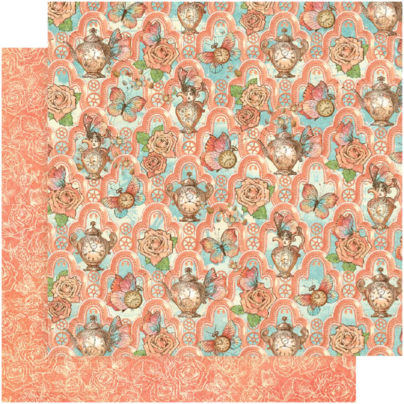 Papier do scrapbookingu 30x30 - Graphic 45 - Imagine - Futuristic Fantasy