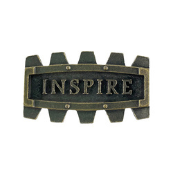 Ozdoba metalowa galwanizowana - Ramka Inspire