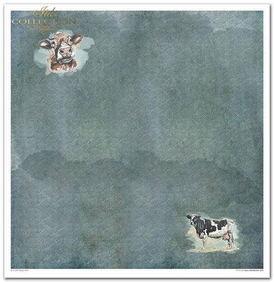 Zestaw papierów do scrapbookingu 30x30 - Happy farm