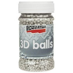 Kulki 3D balls małe 100ml - Pentart, mikrokulki