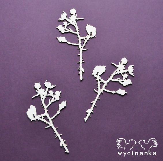 Tekturka - THE LOOK OF NATURE 4 - oset Wycinanka